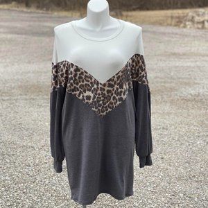 Plus French Terry Dress